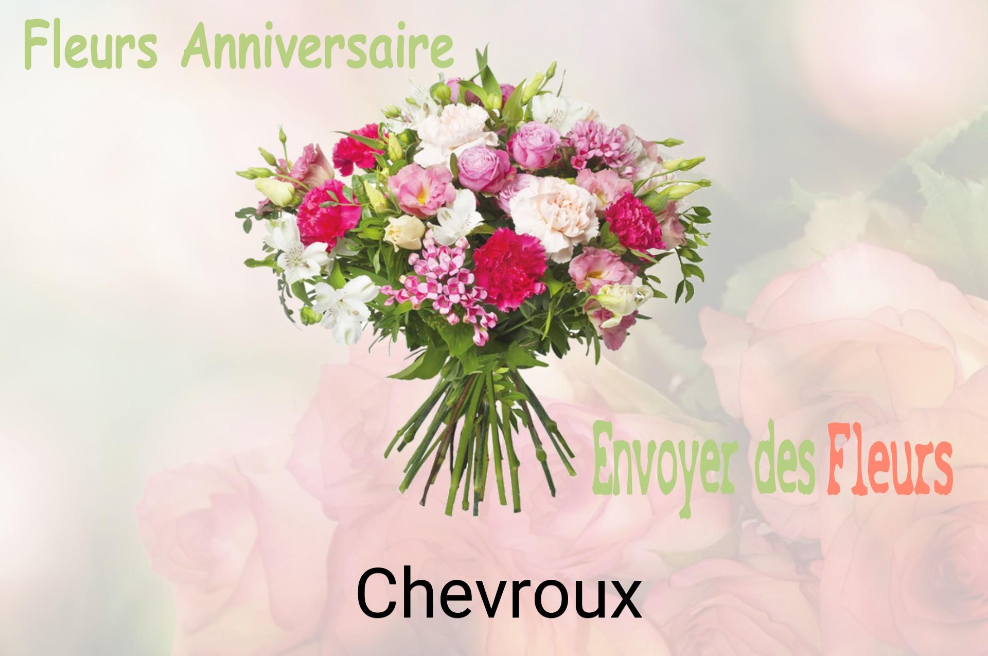 Bouquet de fleurs d’anniversaire livré à Chevroux