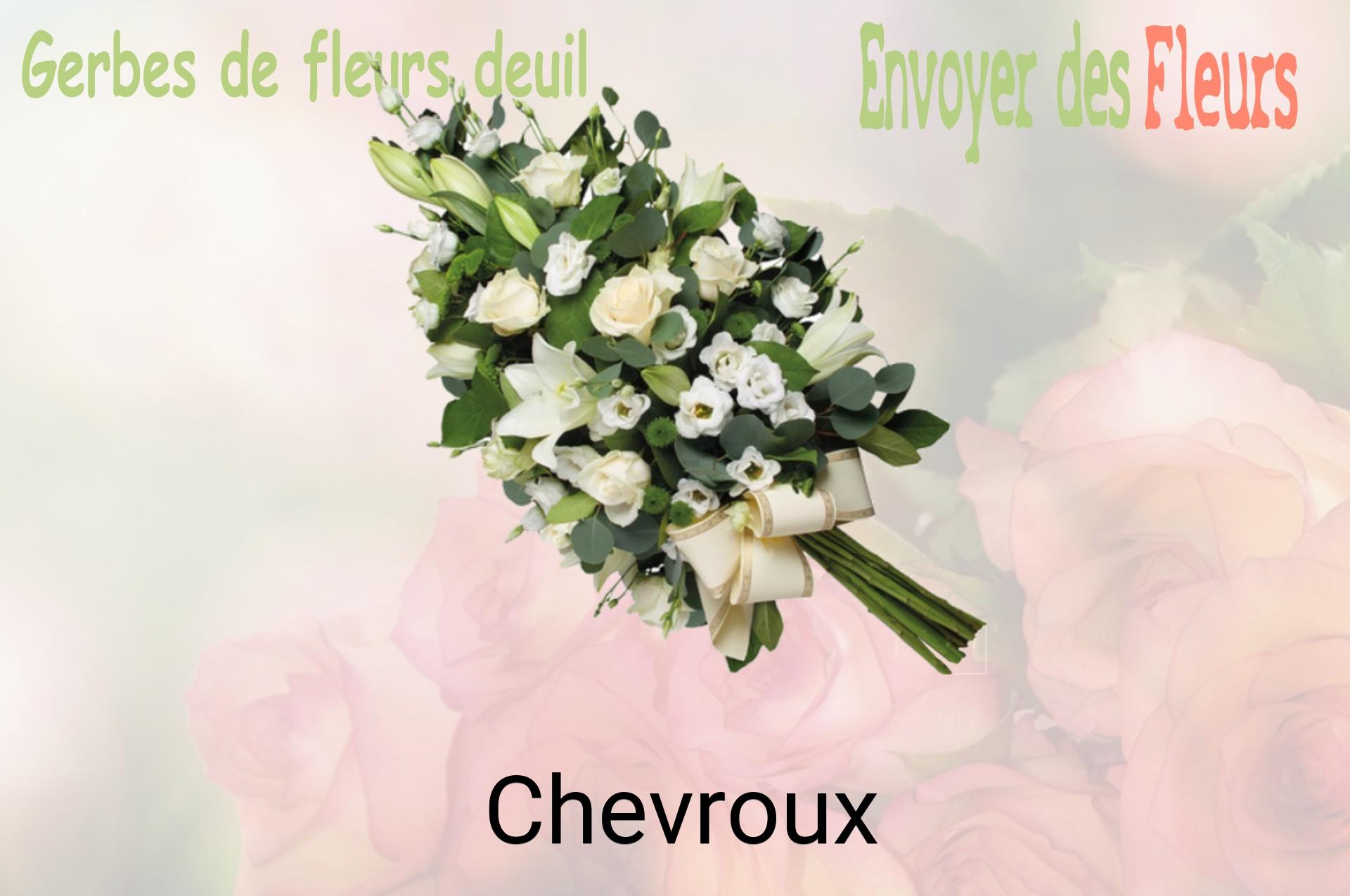 Gerbe de fleurs de deuil livrée à Chevroux